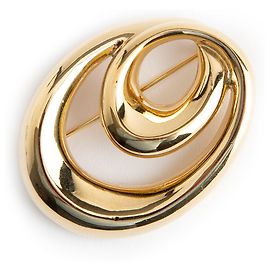 Givenchy Brosche vergoldet Gold hardware