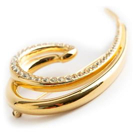 Givenchy-Swirl brooch-Golden