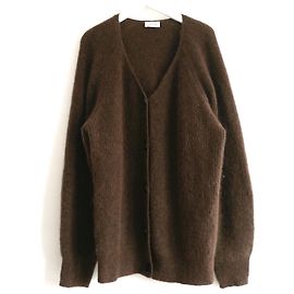 By Malene Birger Malene Birger Cinnum übergroße Strickjacke aus Mohairmischung Braun