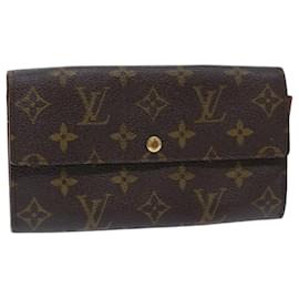 Louis Vuitton-LOUIS VUITTON Monogram Pochette Porte Monnaie Credit Wallet M61725 auth 52275-Monogram