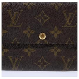 Louis Vuitton-Cartera de crédito Porte Monnaie Credit Wallet M de LOUIS VUITTON con monograma61725 autenticación 52275-Monograma