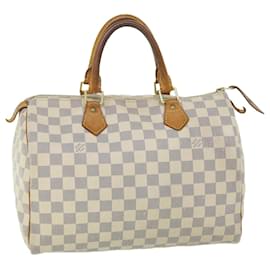 Louis Vuitton-Louis Vuitton Damier Azur Speedy 30 Handtasche N.41533 LV Auth 51986-Andere