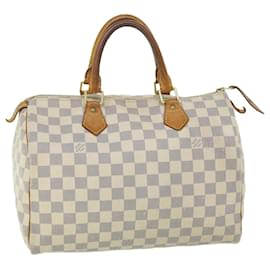 Louis Vuitton-Louis Vuitton Damier Azur Speedy 30 Bolso de mano N41533 LV Auth 51986-Otro