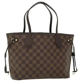 Louis Vuitton-LOUIS VUITTON Damier Ebene Neverfull PM Tote Bag N51109 LV Auth 51269a-Other