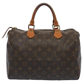Louis Vuitton-Louis Vuitton Monogram Speedy 30 Hand Bag M41526 LV Auth 51183-Monogram