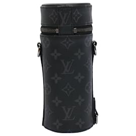 Louis Vuitton-LOUIS VUITTON Monogram Eclipse Bottle Holder Porte Boutille GI0398 auth 52074a-Other