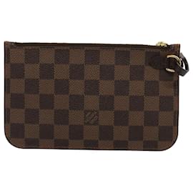 Louis Vuitton-Bolsa LOUIS VUITTON Damier Ebene Neverfull PM LV Auth 51534-Outro