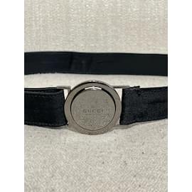Gucci-GUCCI  Belts T.cm 80 cloth-Black