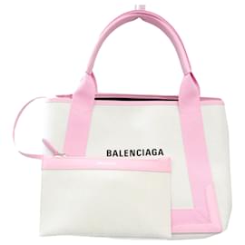 Balenciaga-Balenciaga Navy Cabas-Pink