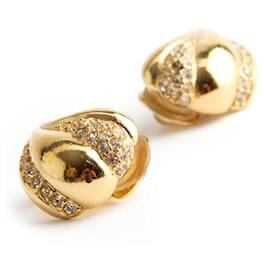 Christian Dior-Chr. Dior earclips-Golden