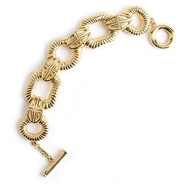 Pulseira quadrada redonda Givenchy Dourado