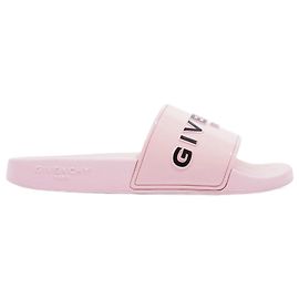 Scivolo da piscina con logo Givenchy Rosa / Gomma nera UE 39 UK 6 Nero