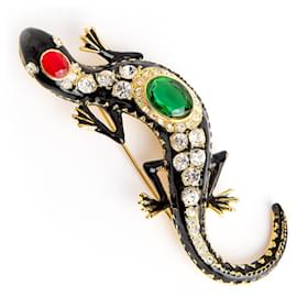 Givenchy-Broche Gecko-Multicolore