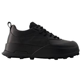 Baskets Jil Sander - Cuir - Noir Noir