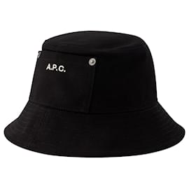 Apc-Chapeau Seau Thais - A.P.C. - Coton - Noir-Noir