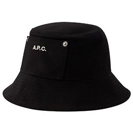 Apc Thais Bucket Hat - A.P.C. - Cotton - Black Black