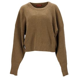 Altuzarra Pull Anthea En Cachemire Mélangé En Coton Kaki Vert Kaki