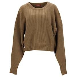 Altuzarra-Altuzarra Anthea Cashmere-Blend Sweater In Khaki Cotton-Green,Khaki