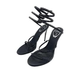 Rene Caovilla-RENE CAOVILLA  Sandals T.eu 39 glitter-Black