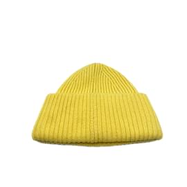 Acne-ACNE STUDIOS  Hats T.International S Cotton-Yellow