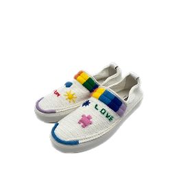 Autre Marque Non Signé / Unsigned trainers T.EU 40 Cloth White