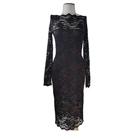 Vestido de renda Ganni Multicor