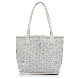 Bolso Goyardine Anjou Reversible Mini Blanco Goyard Blanco