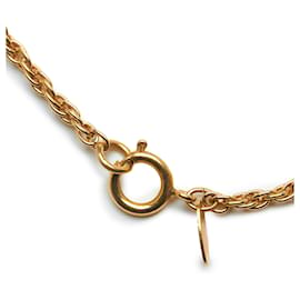 Chanel-Chanel Gold Rue Cambon Diamond Pendant Necklace-Golden