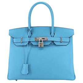 Hermès-Hermès Birkin 30-Blue
