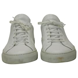 Autre Marque-Common Projects Sneakers Original Achilles in Pelle Bianca-Bianco