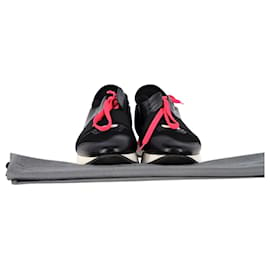 Balenciaga-Balenciaga Runner Sneakers in Black Polyurethane-Black