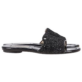 Sandali Nanda Jimmy Choo in pelle nera Nero