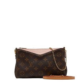 Louis Vuitton Pochette Pallas con monogramma M44037 Marrone