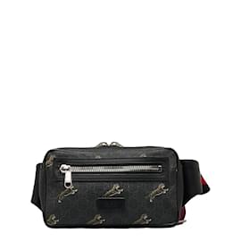 Gucci-GG Supreme Tiger Belt Bag 474298-Black