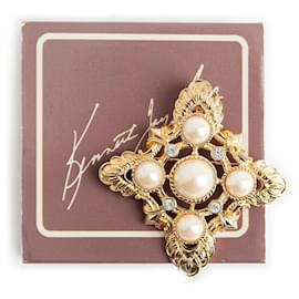 Kenneth Jay Lane-Broche escudo maltês-Dourado