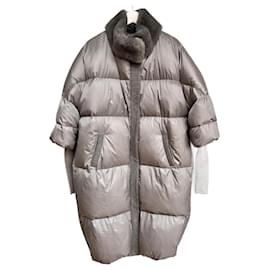 Autre Marque-Florence mode puffer coat-Grey