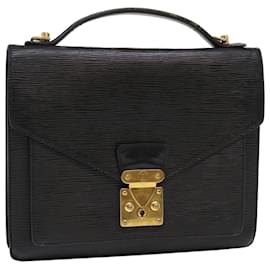 Louis Vuitton-Louis Vuitton Epi Monceau 28 Hand Bag 2Way Black M52122 LV Auth 51943-Black