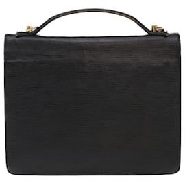 Louis Vuitton-Louis Vuitton Epi Monceau 28 Hand Bag 2Way Black M52122 LV Auth 51943-Black