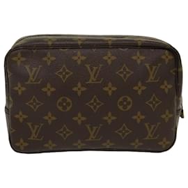 Louis Vuitton-Louis Vuitton Monogram Trousse Toilette 23 Pochette M47524 LV Auth em4923-Monogramma