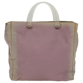 Prada-PRADA Bolso de Mano Nylon Rosa Auth cl691-Rosa