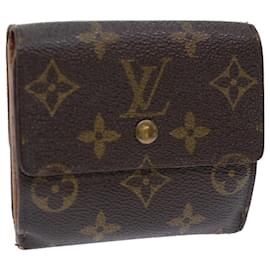 Louis Vuitton-LOUIS VUITTON Monogram Portefeuille Elise Wallet M61654 LV Auth 52155-Monogram