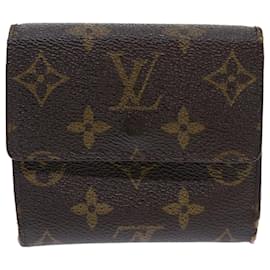 Louis Vuitton-LOUIS VUITTON Monogram Portefeuille Elise Wallet M61654 LV Auth 52155-Monogram