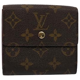 Louis Vuitton-LOUIS VUITTON Monogram Portefeuille Elise Portefeuille M61654 Auth LV 52090-Monogramme