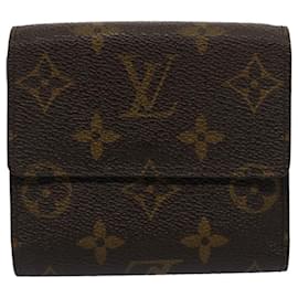 Louis Vuitton-LOUIS VUITTON Monogram Portefeuille Elise Geldbörse M61654 LV Auth 52090-Monogramm
