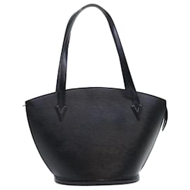 Louis Vuitton-LOUIS VUITTON Epi Saint Jacques Shopping Shoulder Bag Black M52262 Auth ki3299-Black