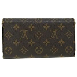 Louis Vuitton-LOUIS VUITTON Monogram Porte Tresol International Wallet M61215 LV Auth 52466-Monogram