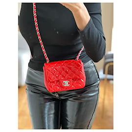 Chanel-Mini classico-Rosso