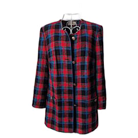 Givenchy tartan coat Red Blue Multiple colors Green