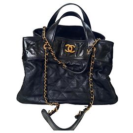 sac cabas chanel Noir