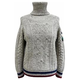 Chanel-Paris / Salzbourg CC Edelweiss Patch Jumper-Gris